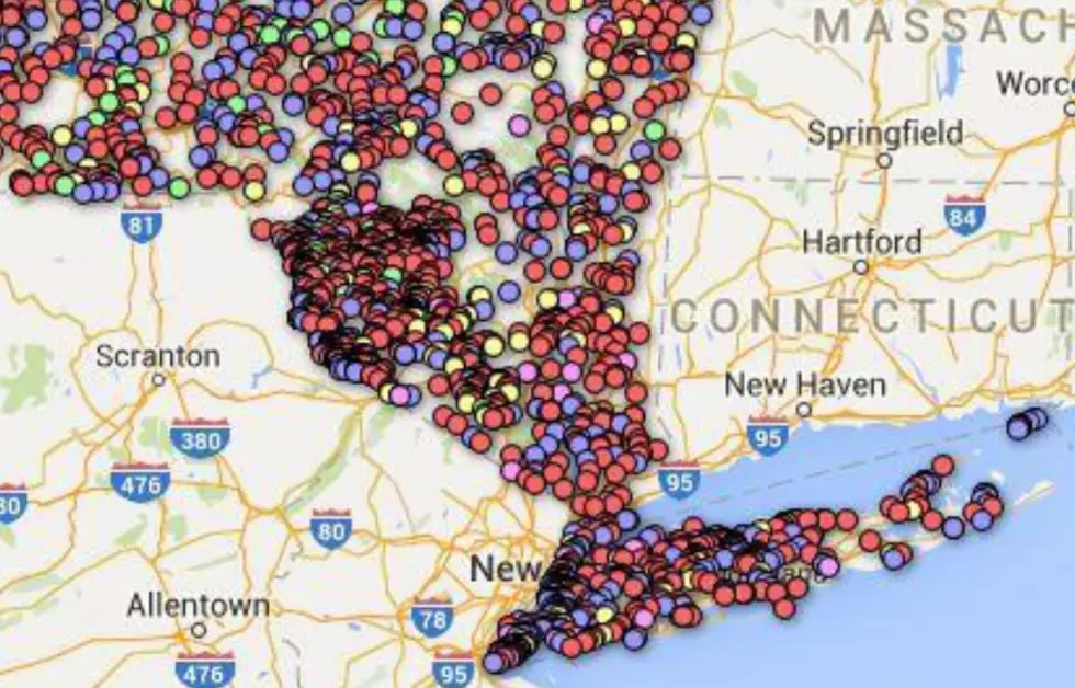 Map of Every Cell Phone Dead Zone in the Hudson Valley by Carrier