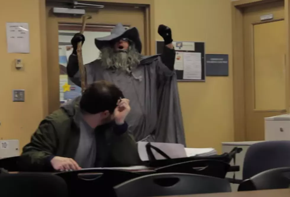 Marist Students Pranked by Gandolf the Wizard