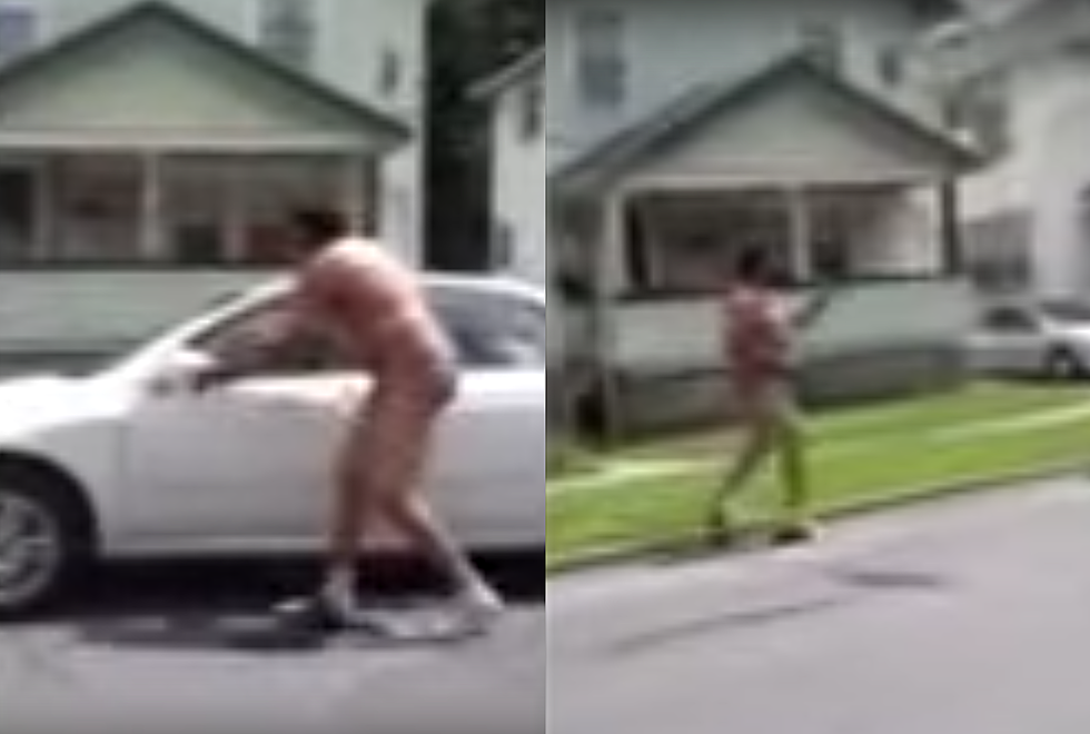 ‘Crazy Naked Giant’ Caught Attacking Car in Hudson Valley