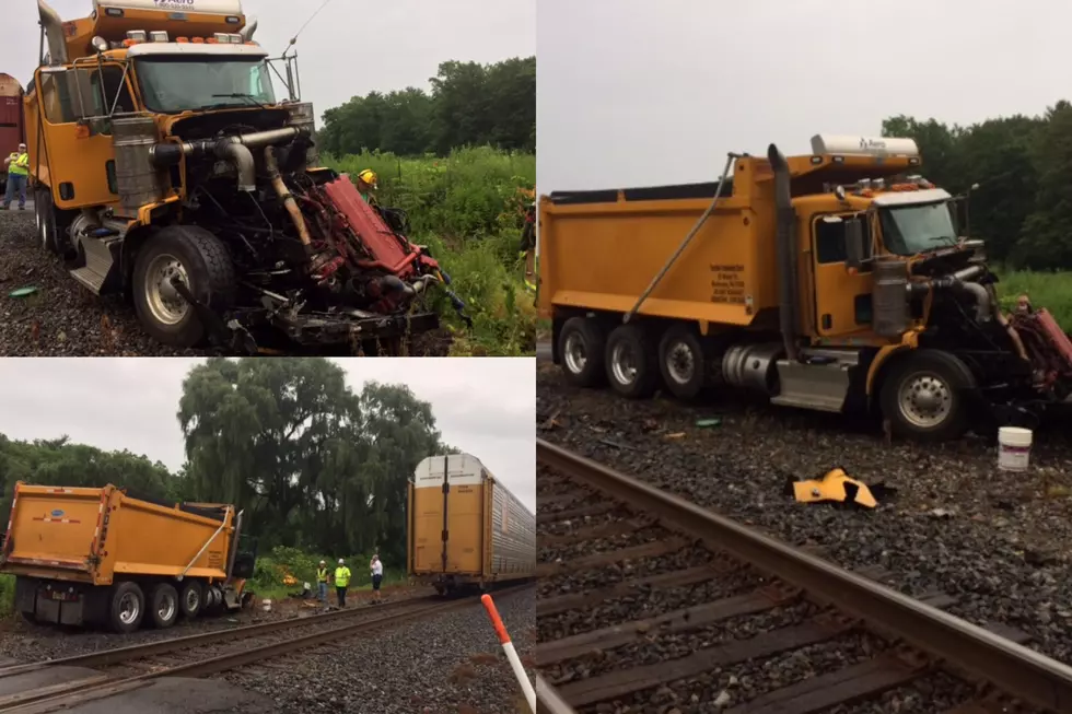 Train Strikes Dump Truck in Ulster County