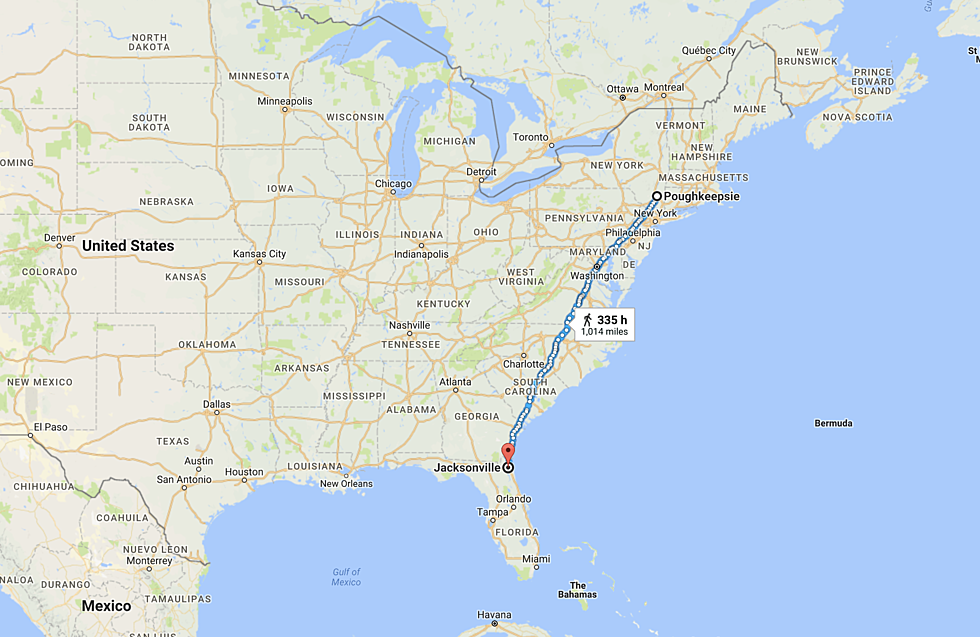 One-Legged Poughkeepsie Man Walked to Florida in 91 Days