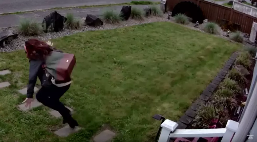 Watch What Happens When Package Thief Tries to Steal Booby Trapped Box [VIDEO]