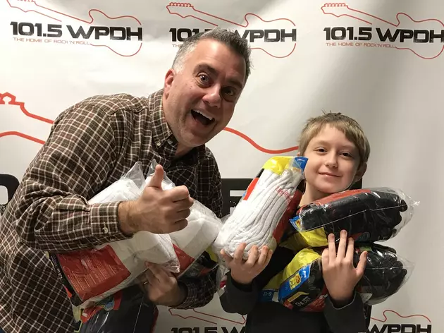 Hudson Valley Boy Surprised With Donation to Help His Sock Drive