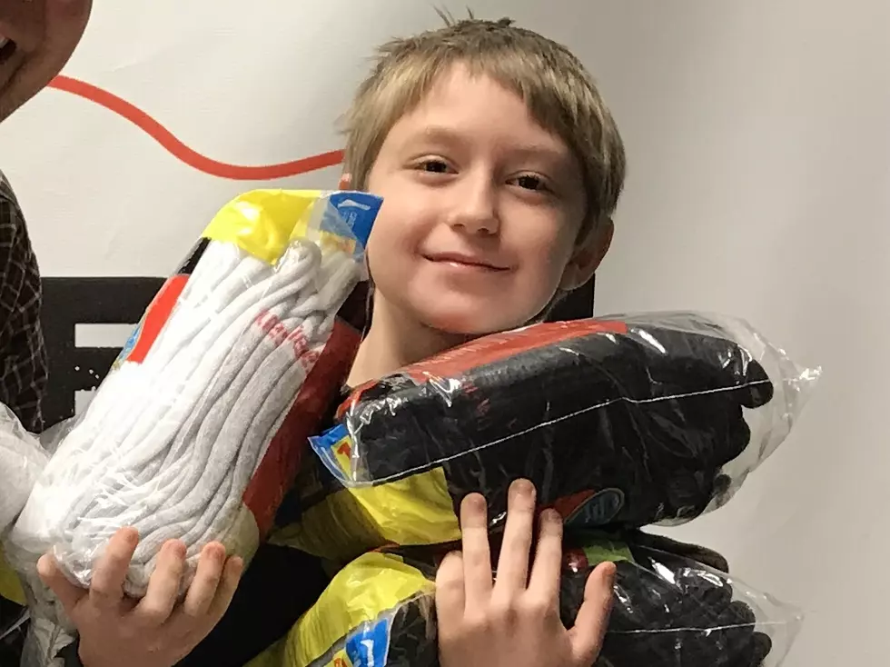 Hudson Valley Boy Collecting Towels and Washcloths for Homeless
