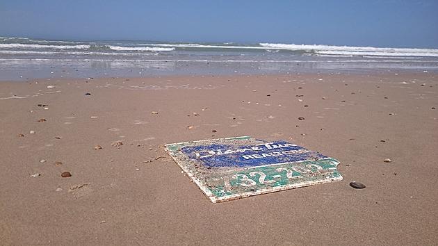 Sign That Was Lost During Hurricane Sandy Washes Up in France