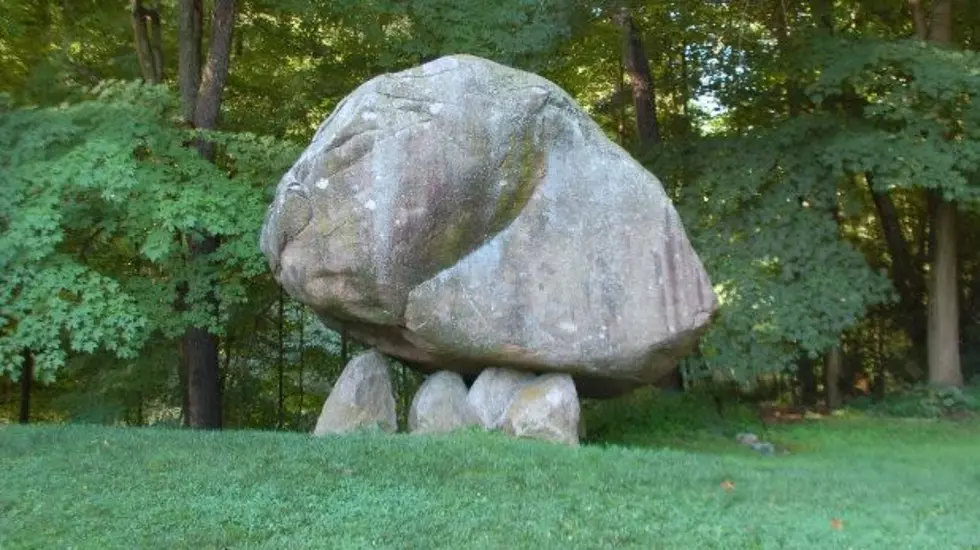 Some Claim Mysterious Rock Just South of I-84 Has Strange Powers
