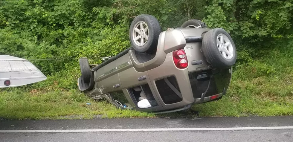 How Did this Hudson Valley SUV Flip Upside Down?