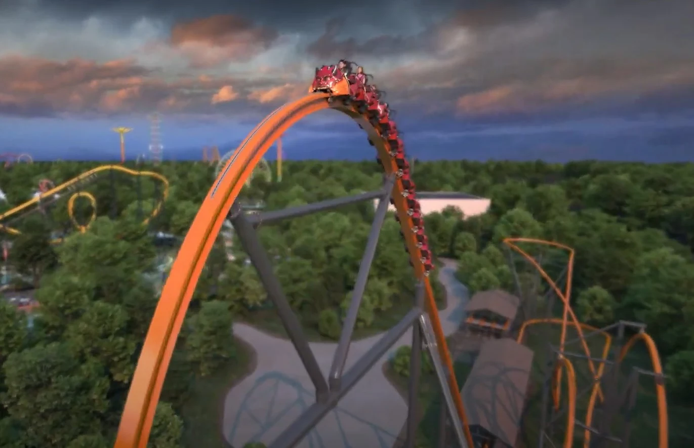 Take a Look at Six Flags Great Adventure's Jersey Devil Coaster