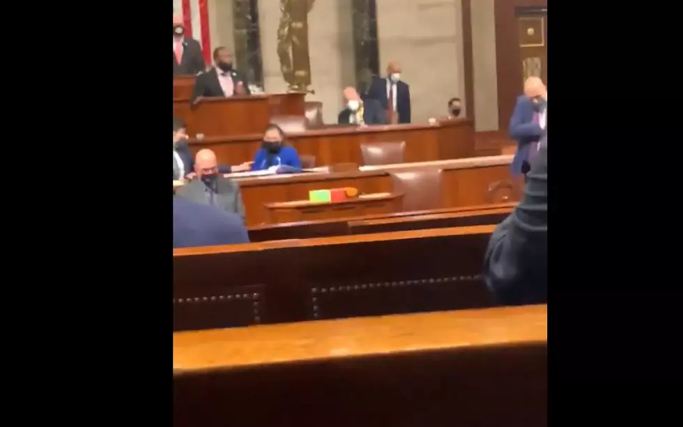 Rep. Maloney Shares Video From Inside Capitol During Mob Attack