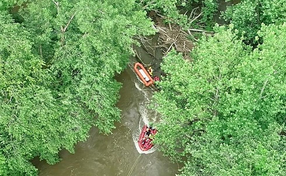 Tubers Clinging to Log in Ten Mile River Dramatically Rescued