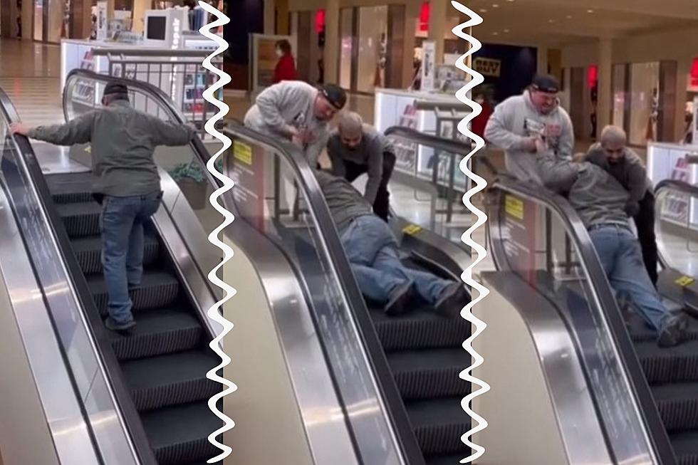 Hudson Valley Man Challenges Galleria Escalator and Loses