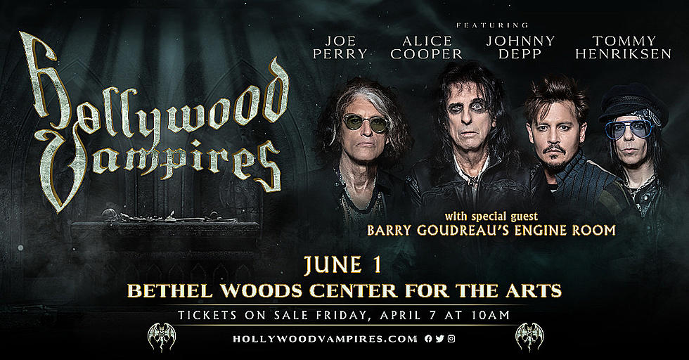 Enter To Win: Hollywood Vampires Reserved Seat Tickets on July 30th at Bethel Woods