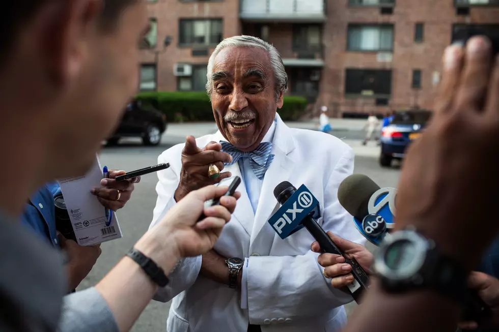 Charles Rangel Campaigns In Harlem One Day Before New York Primary