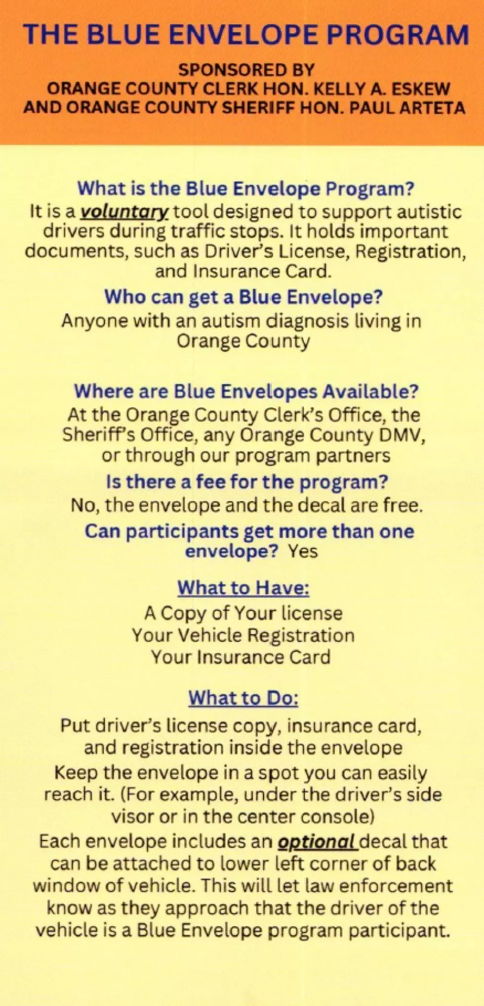 Orange County Sheriff's Office, New York via Facebook