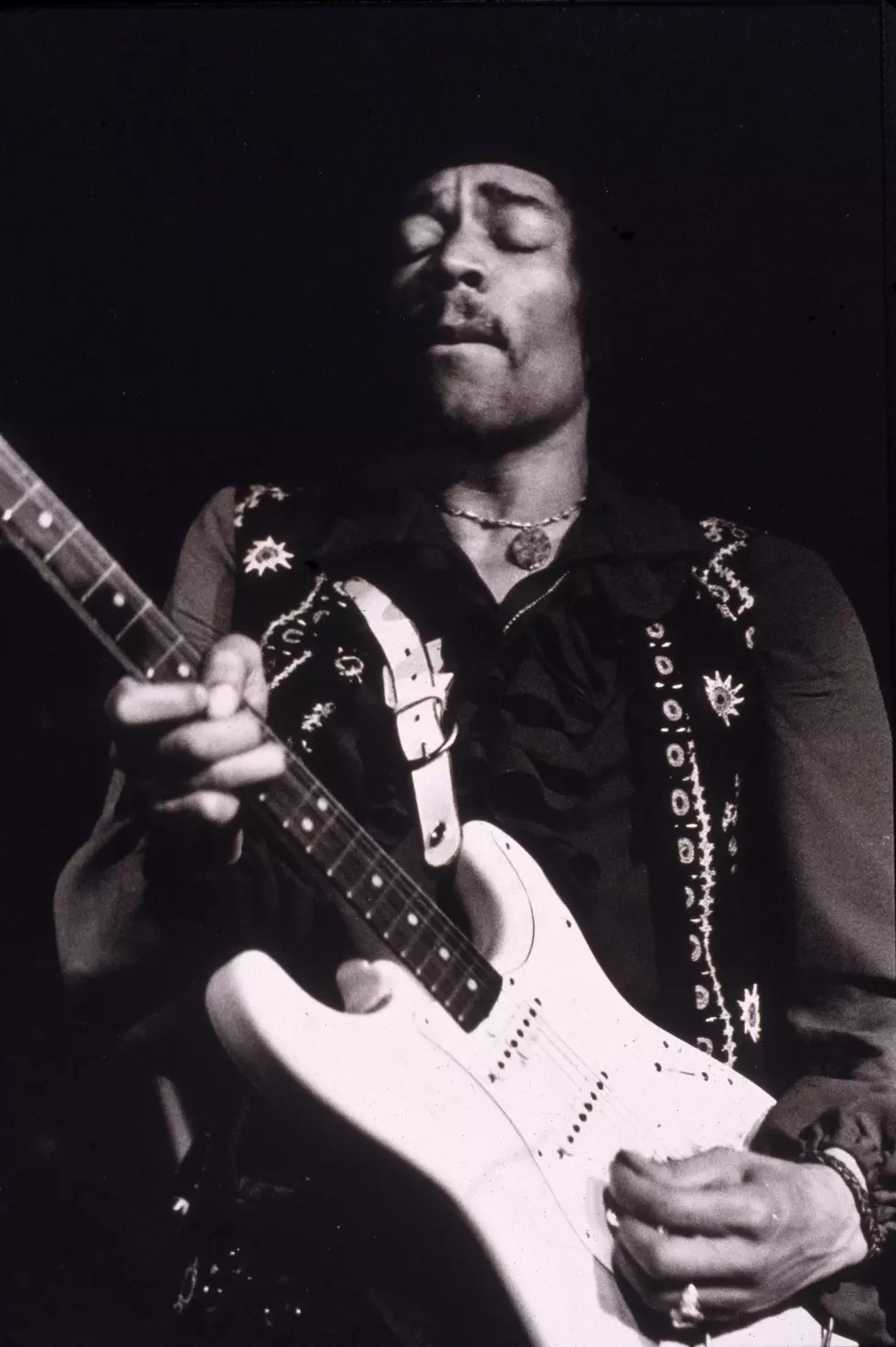 Jimi Hendrix Performs