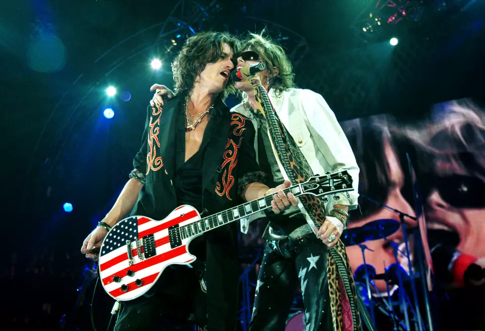 Celebrities At Aerosmith Concert