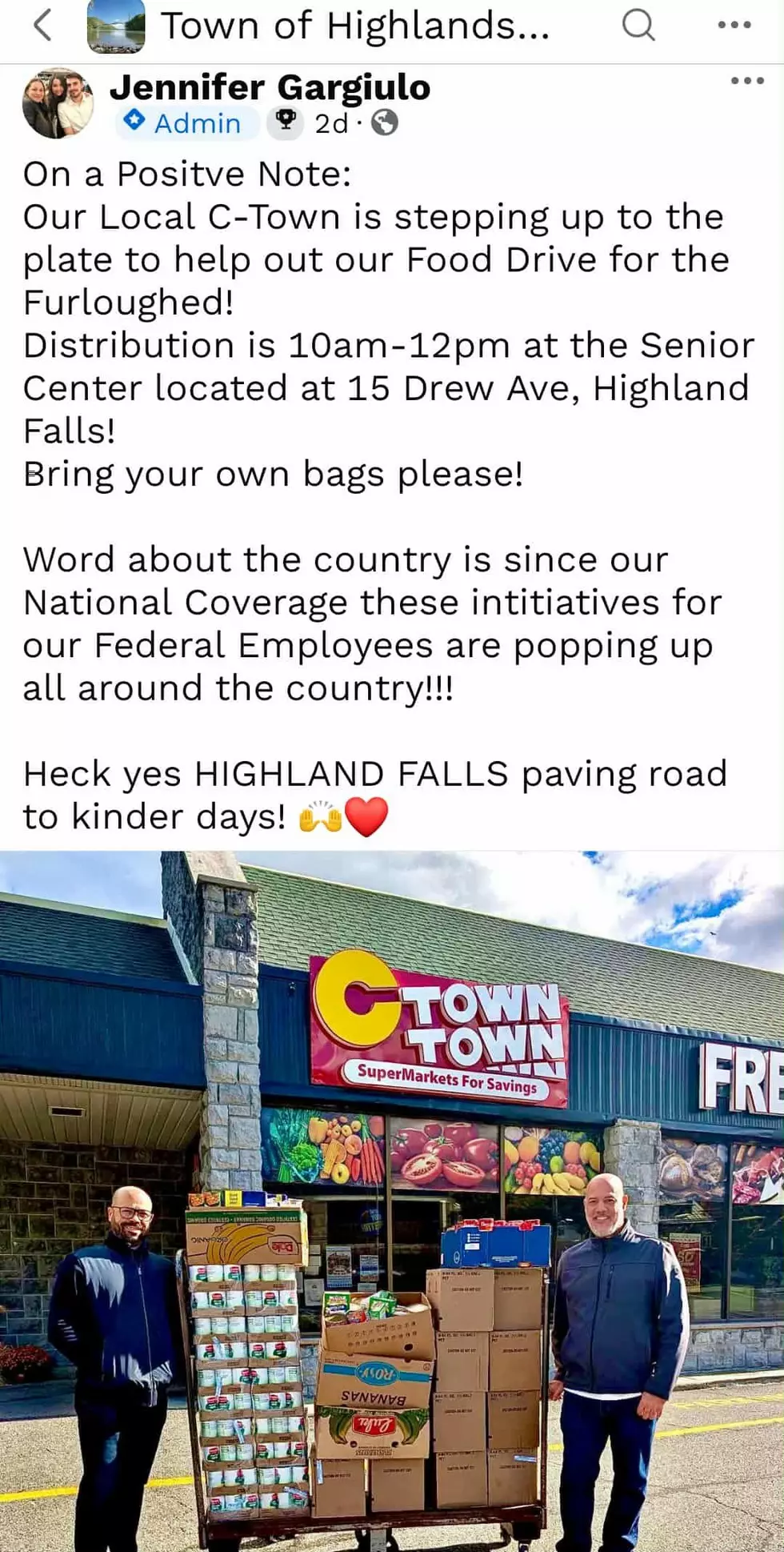 Town of Highlands Neighbors Facebook