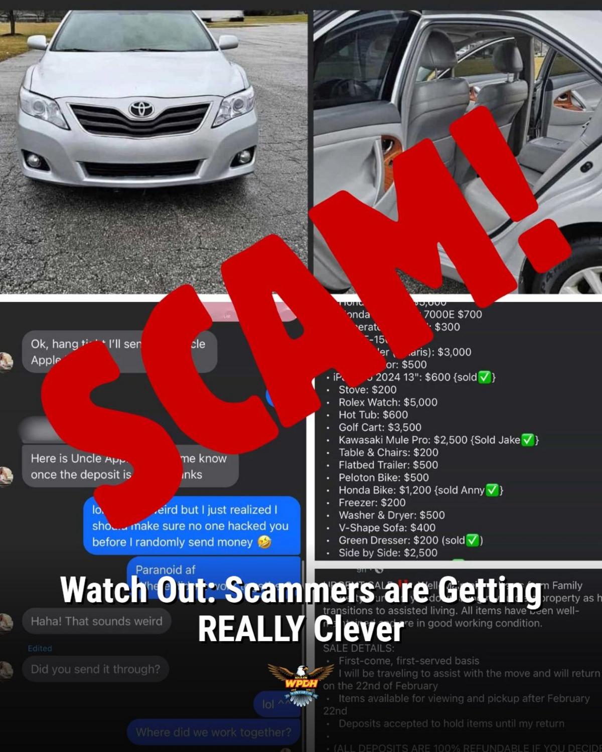 Trusting Instincts Leads To A Near Miss With A Facebook Marketplace Scam