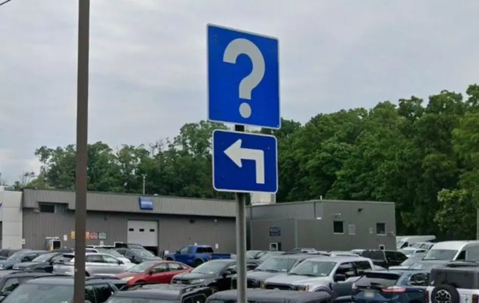 What Do Those Strange Blue Question Mark Road Signs Mean?