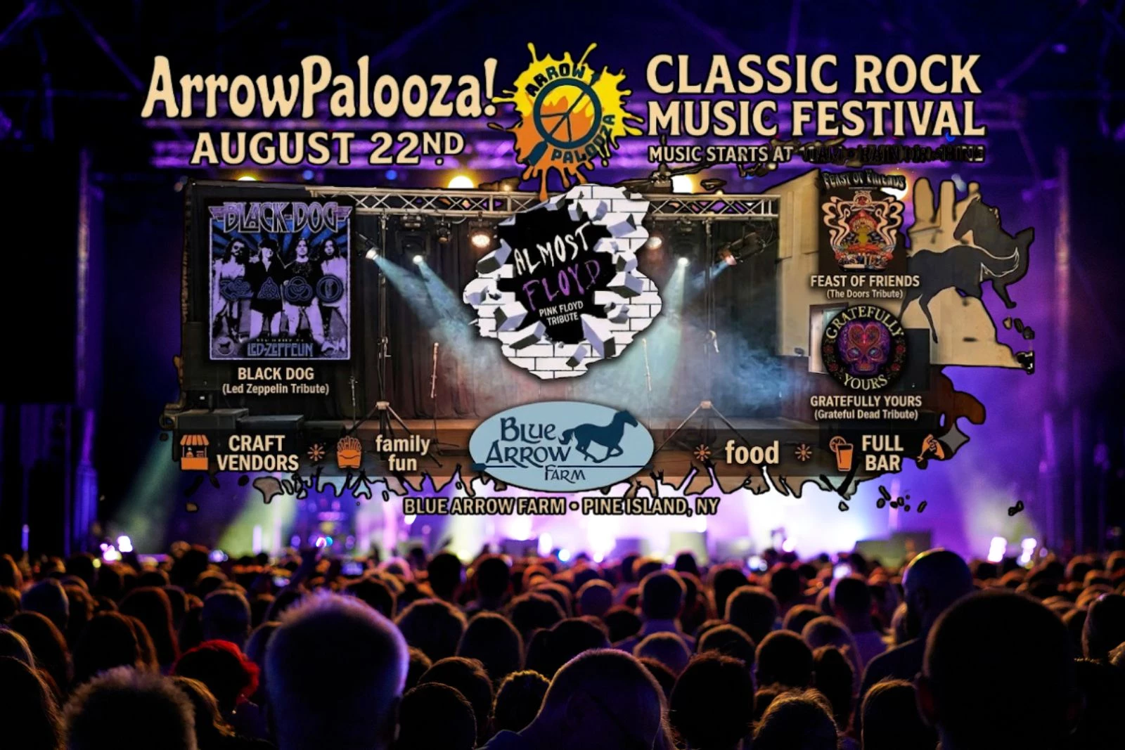邦楽 ARROWS HEAD - ANNIVERSARY CONCERT ArrowPalooza 2026 At Blue Arrow Farm In Pine Island, NY