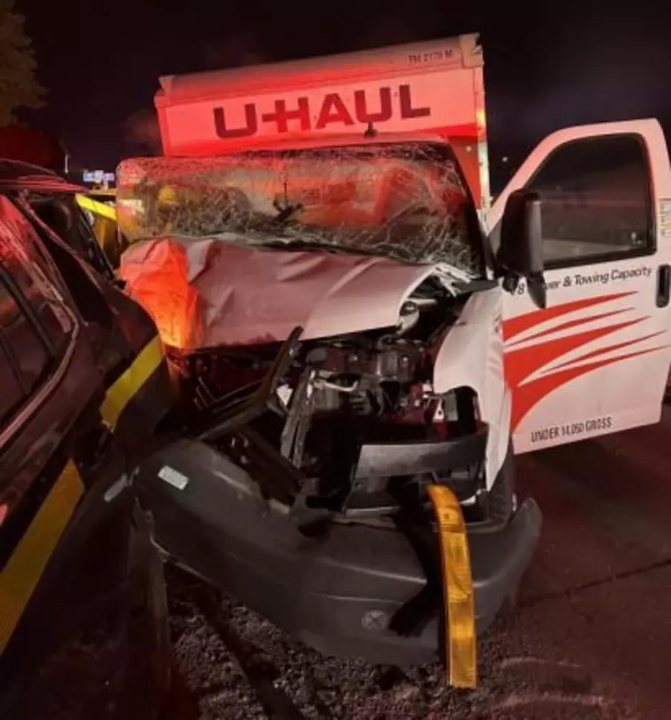 Two State Police Vehicles Hit By UHaul Truck Near Exit 130A In Woodbury