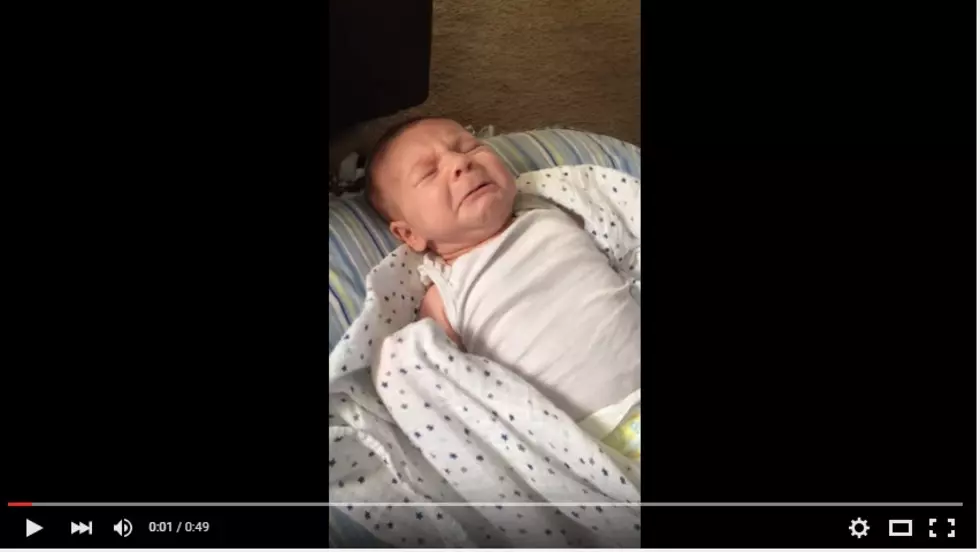 Crying Baby Soothed by Luke Bryan Song (VIDEO)
