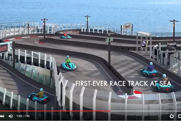 Cruise Ship Will Feature First Racetrack at Sea (VIDEO)
