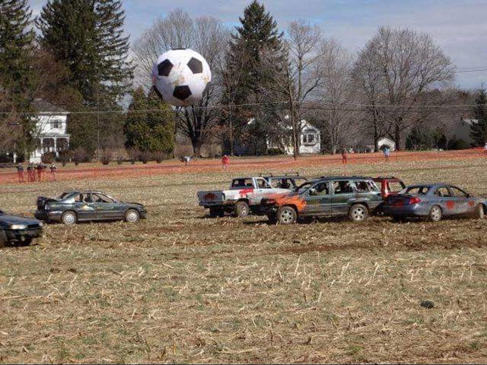 Car Soccer Game in Red Hook