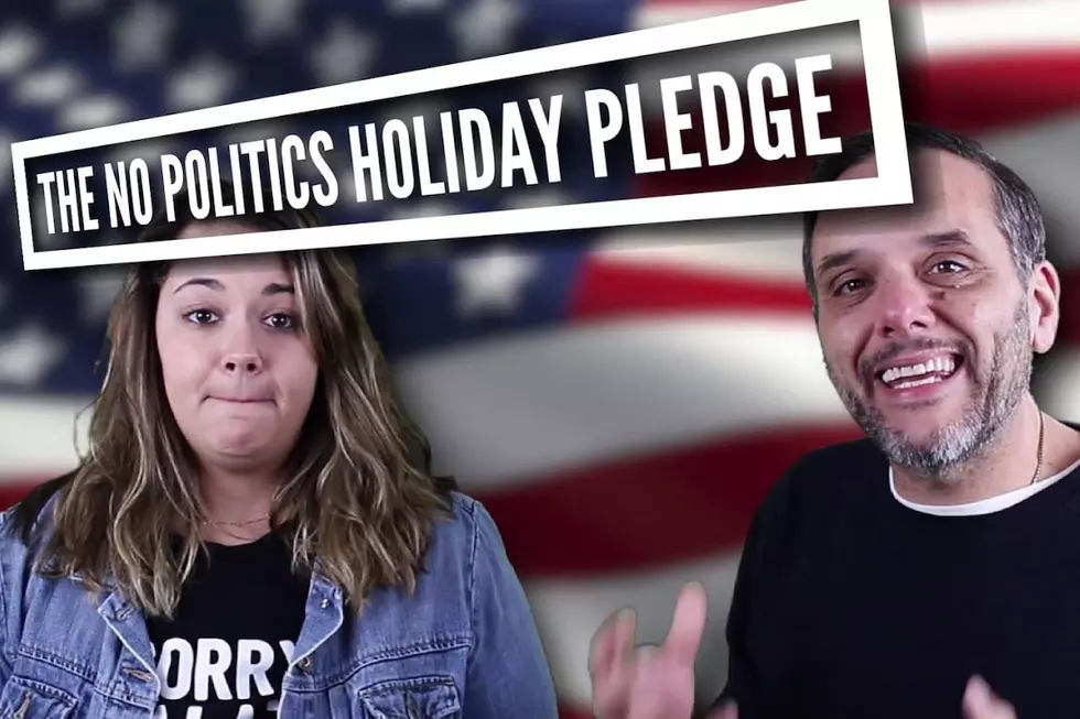 Take the No Politics Talk Holiday Pledge With CJ + Jess