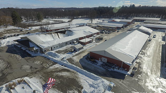 Drone Captures the Scope of Rhinebeck Williams Lumber Roof Collapse