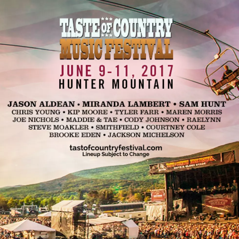 Win a Pair of Single Day Tickets to Taste of Country Music Festival