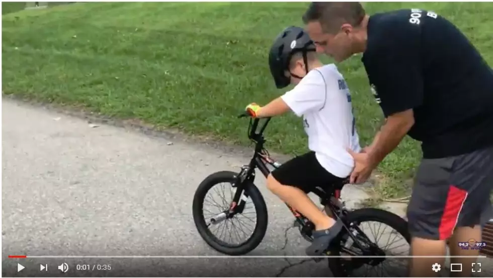 CJ’s Son Rides Bike For the First Time (VIDEO)