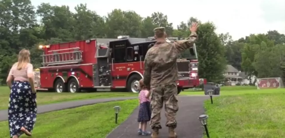 New York Soldier Gets a Warm Welcome Home