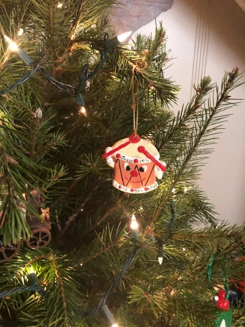 ornaments on the christmas tree