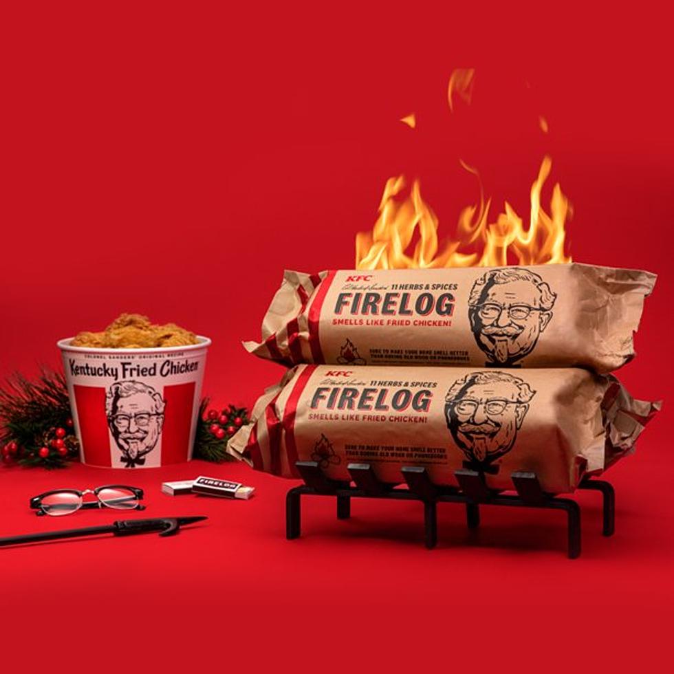 You Don't Eat it You Smell It: The KFC Firelog Now On Sale