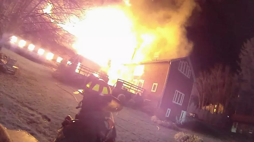 Fire Crews Save House Next to Barn Blaze in New Paltz