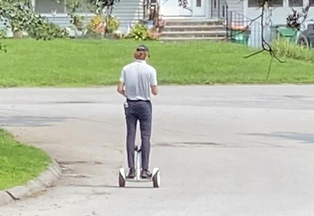 Poughkeepsie Salesperson Hits the Streets on a Segway