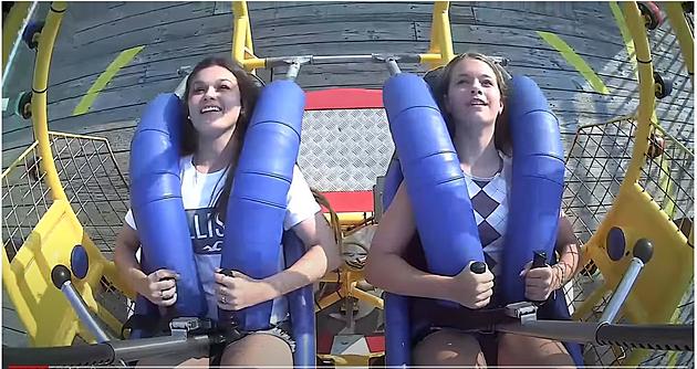 WATCH: Girl Takes a Seagull to the Face on Slingshot Ride in New Jersey