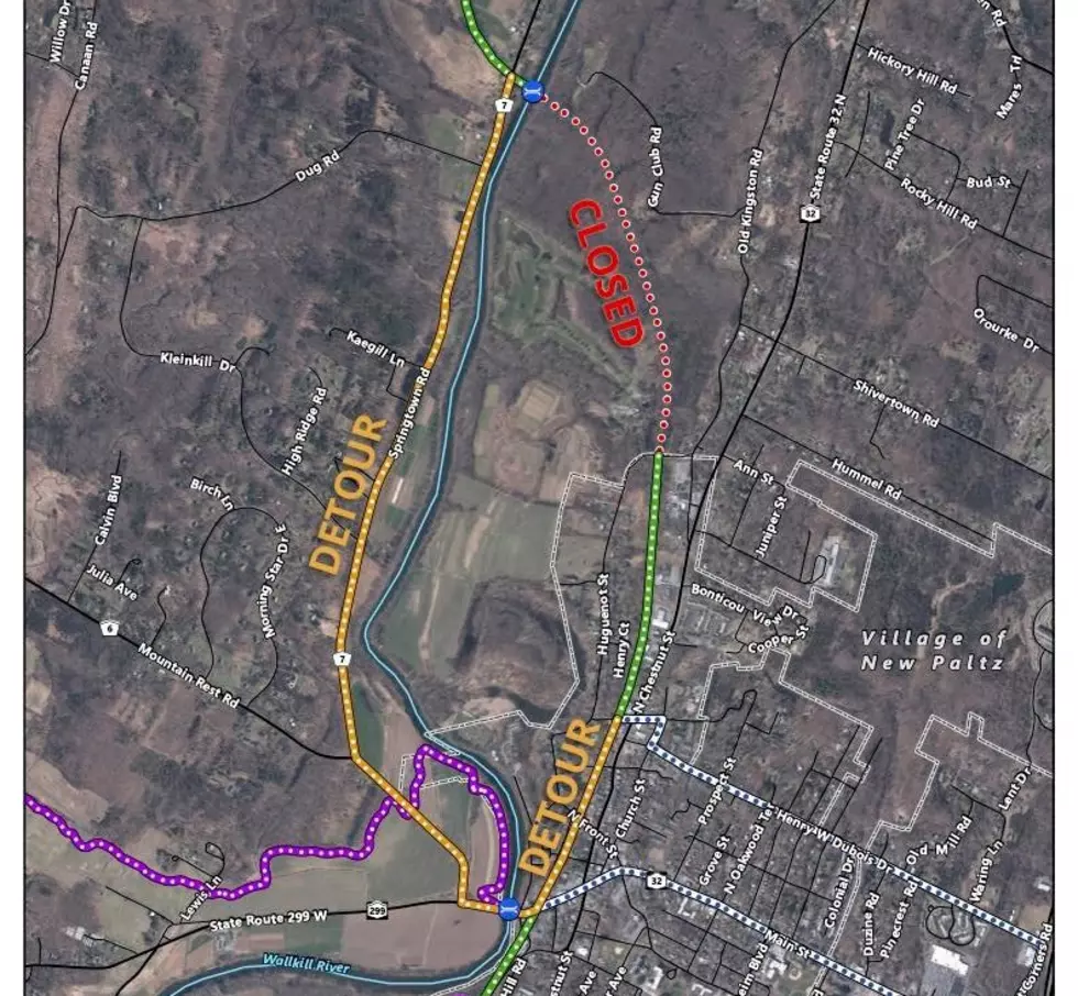 Wallkill Valley Land Trust via Facebook 11-9-2021 Detour Map