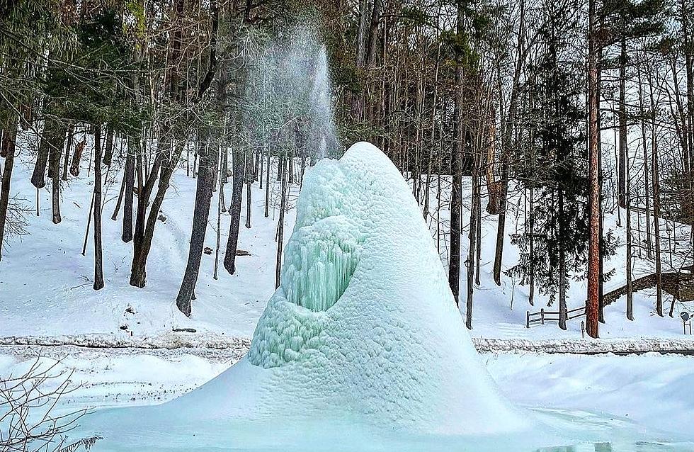 Ice Volcano Erupts in Upstate New York