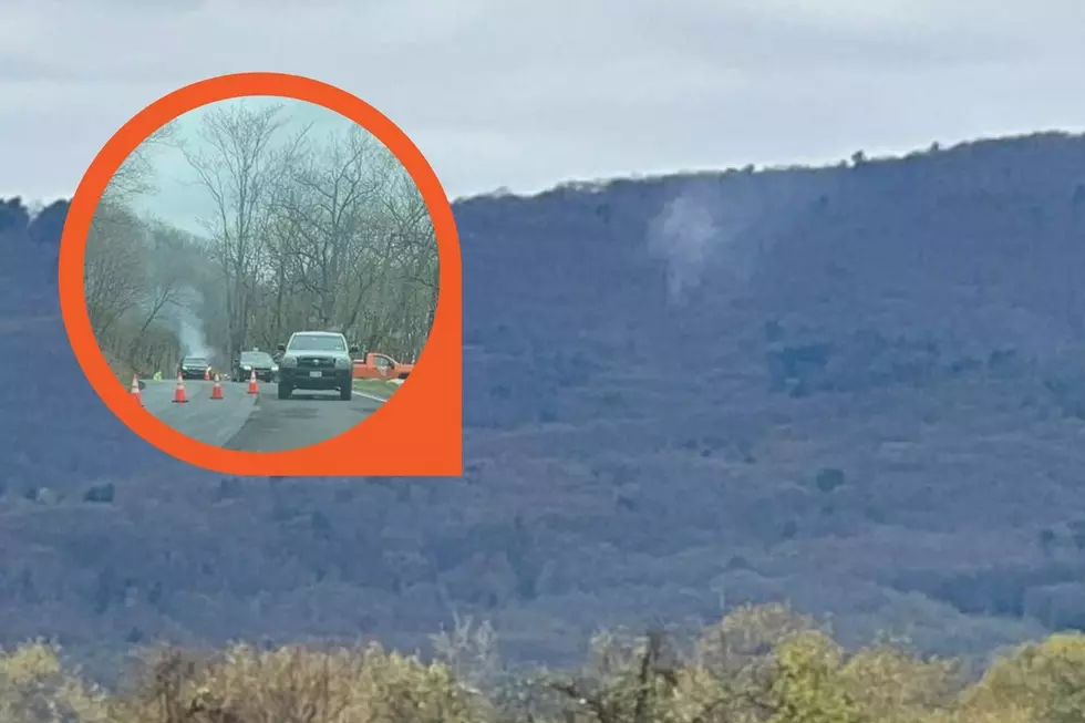 Smoke Spotted on the Ridge in New Paltz, New York