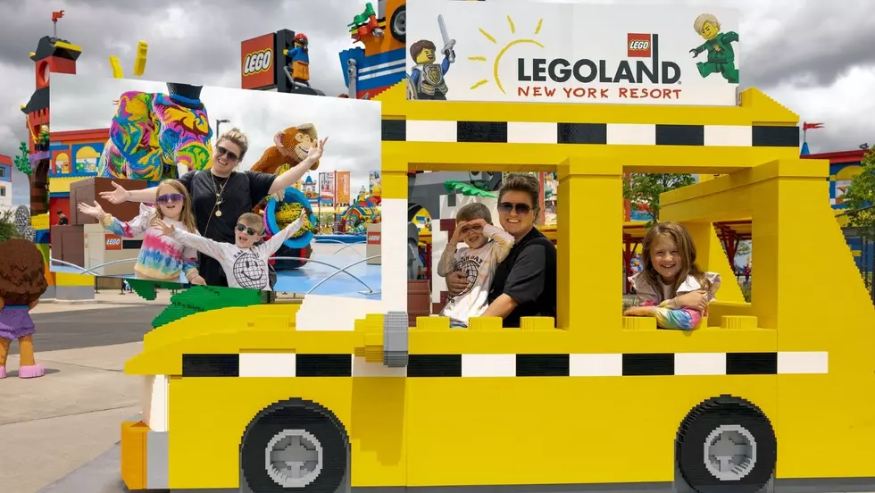 Kelly Clarkson Spotted Catching a Cab at LEGOLAND, NY