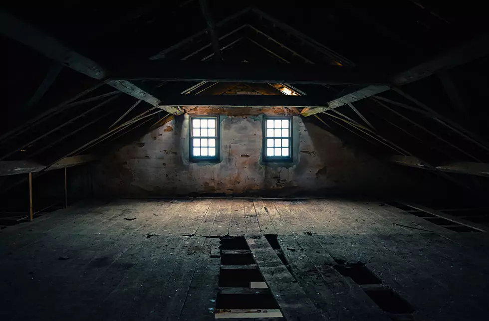 Empty and haunted attic