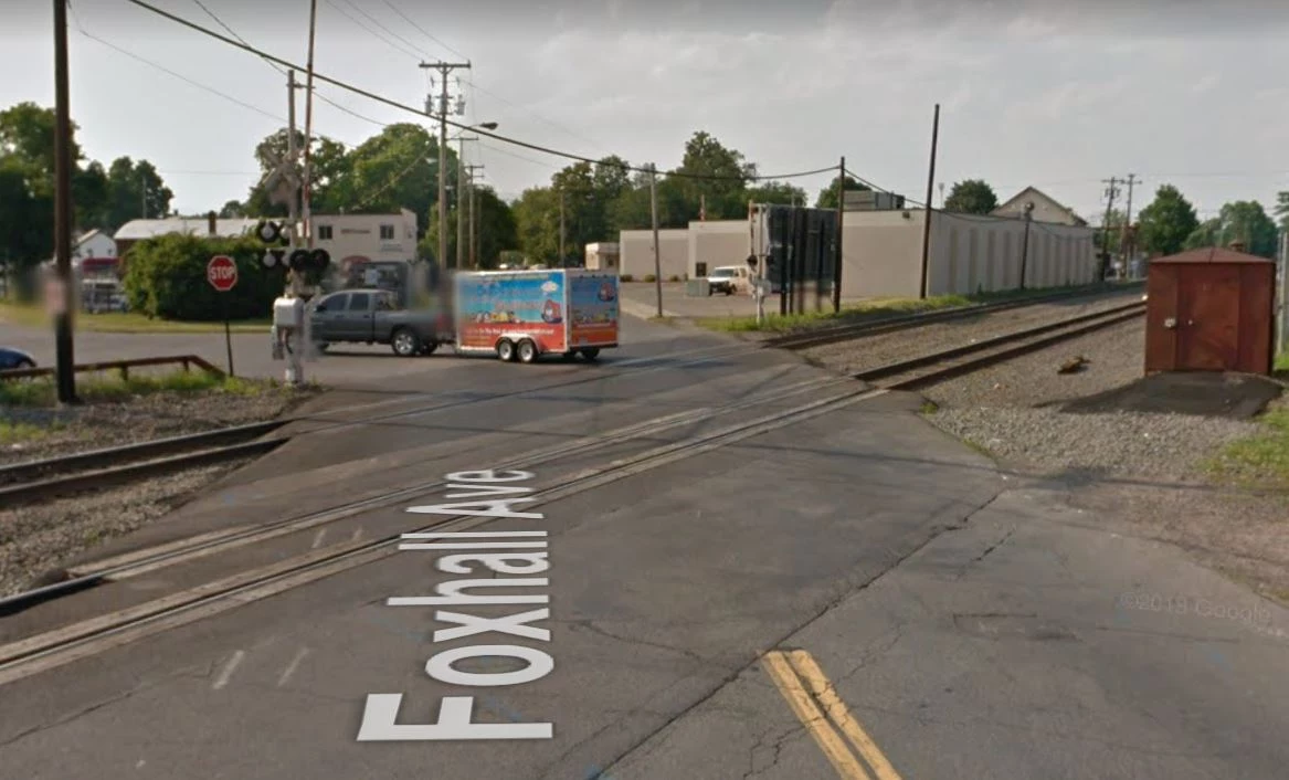 Car Struck by Train in Kingston New York