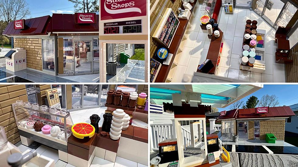 Upstate NY Creator Builds a LEGO Replica of Stewart’s Shops