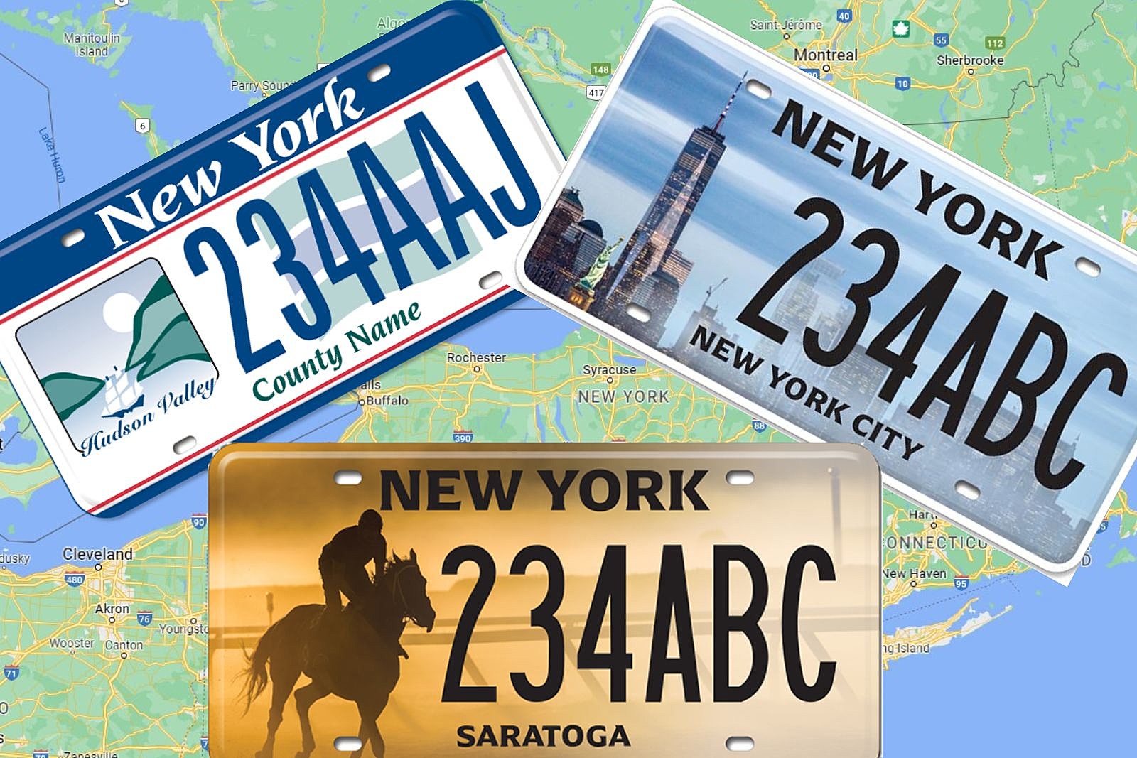 New York New Regional License Plates