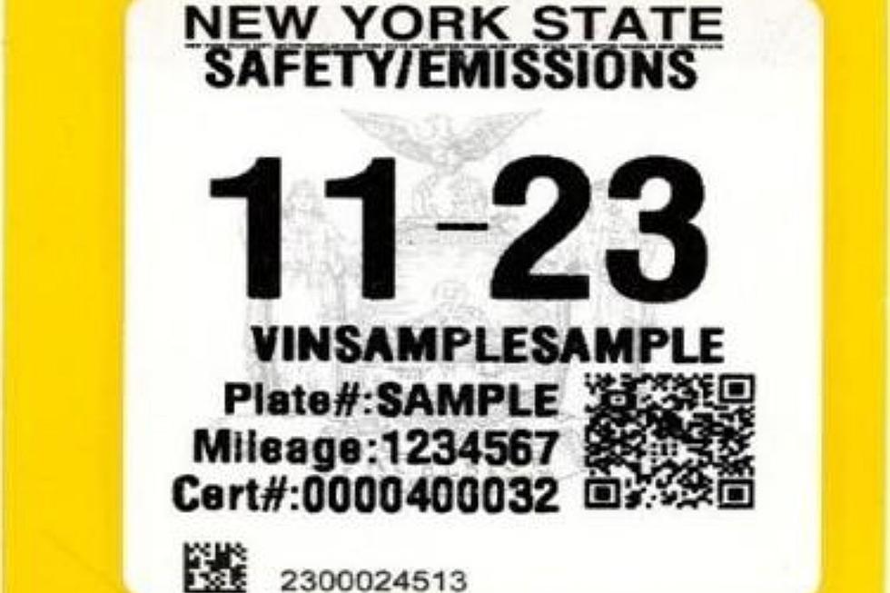 New York DMV Second Phase New Inspection Stickers