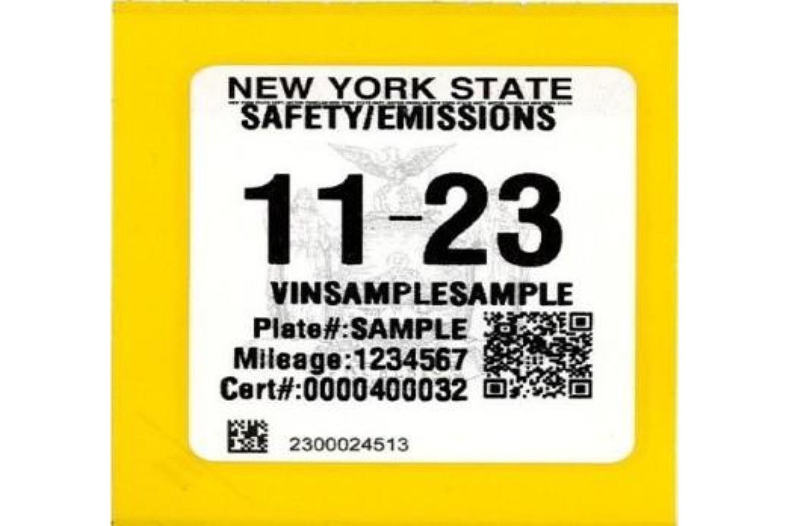 New York Inspection Stickers Changing in 2023