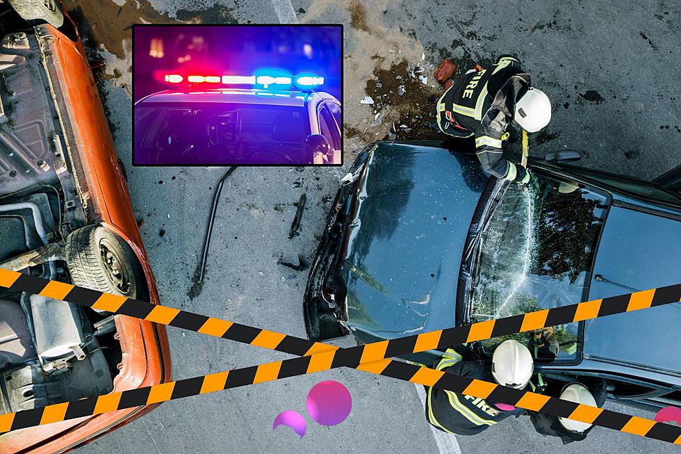 Police Car Involved in Crash in Ellenville, New York