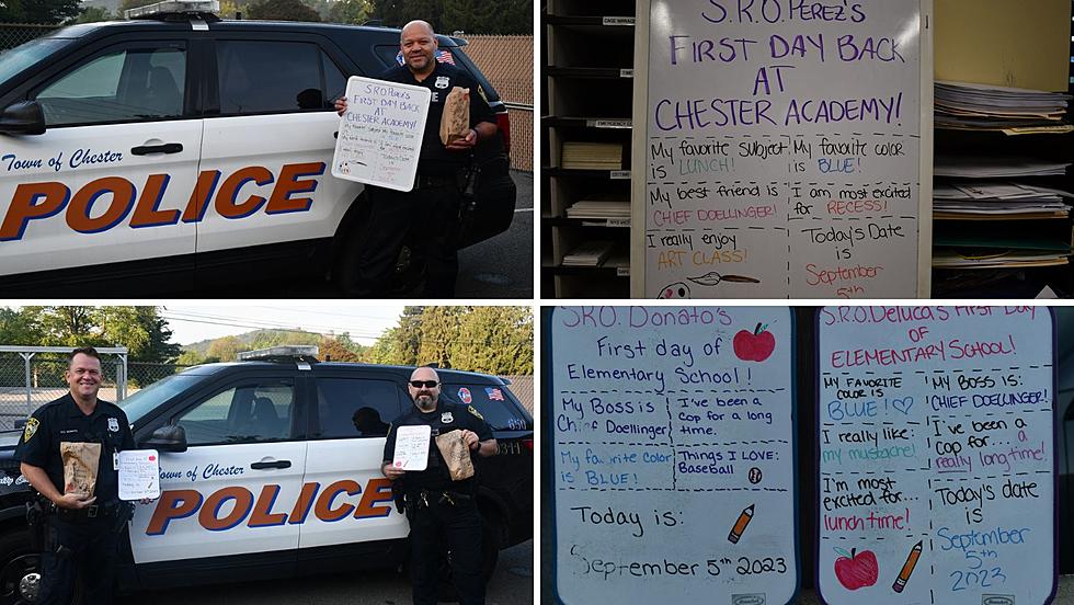 Town of Chester Police Officers Get in On &#8216;First Day&#8217; Fun